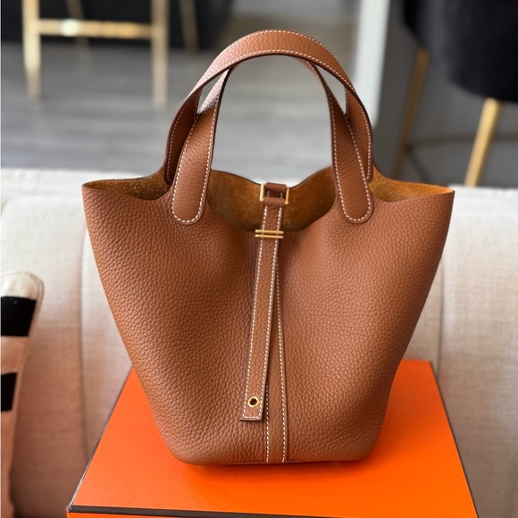 HERMES PICOTIN LOCK 18
TAURILLON CLEMENCE - BRAN NEW! - Picture 1 of 13
